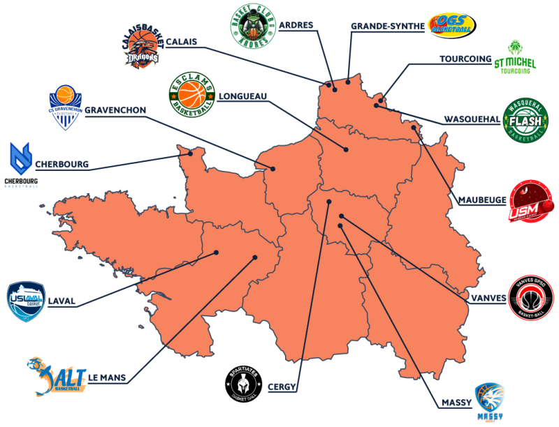 composition poule calais basket