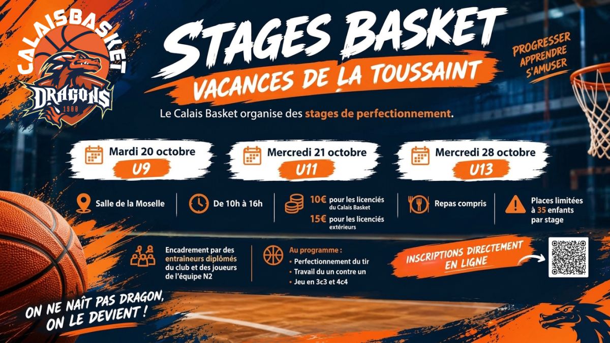 Stages - Toussaint 2026