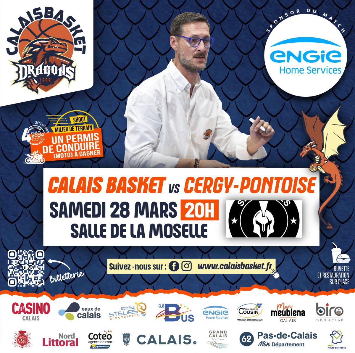 Calais Basket vs Cergy-Pontoise