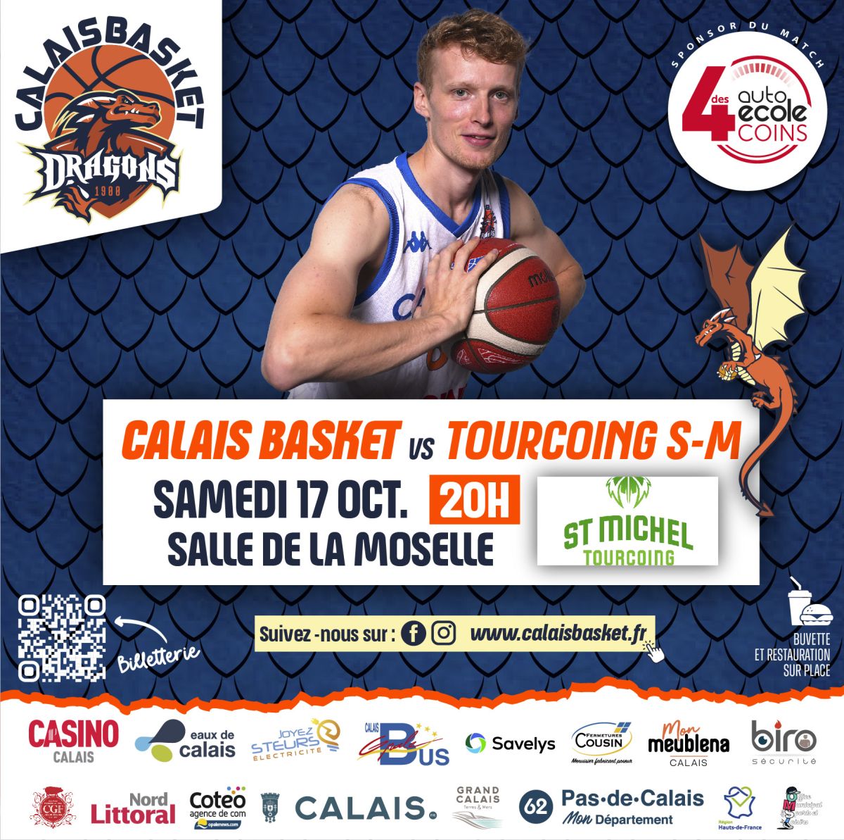 Calais Basket vs Tourcoing