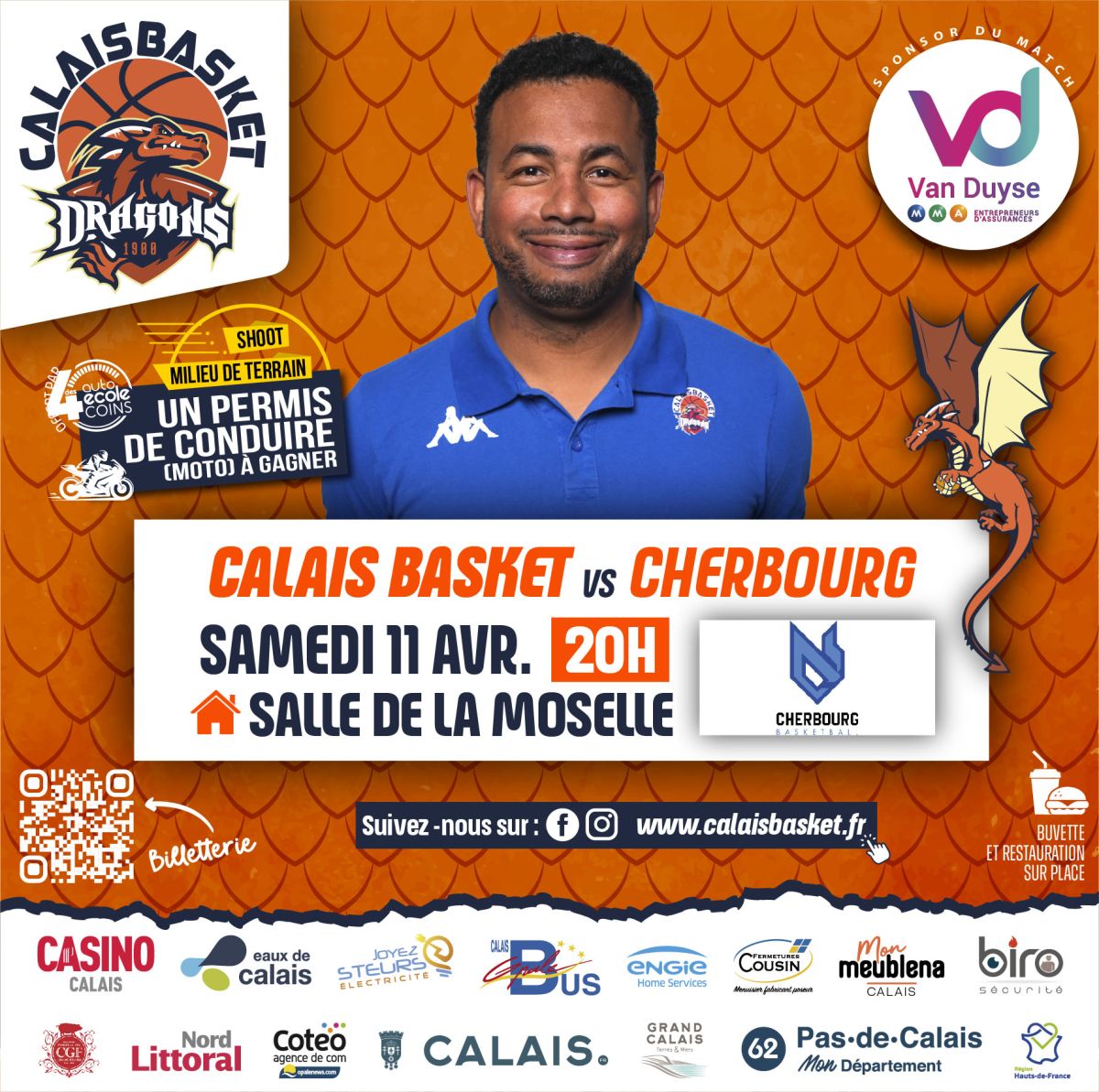 Calais Basket vs Cherbourg