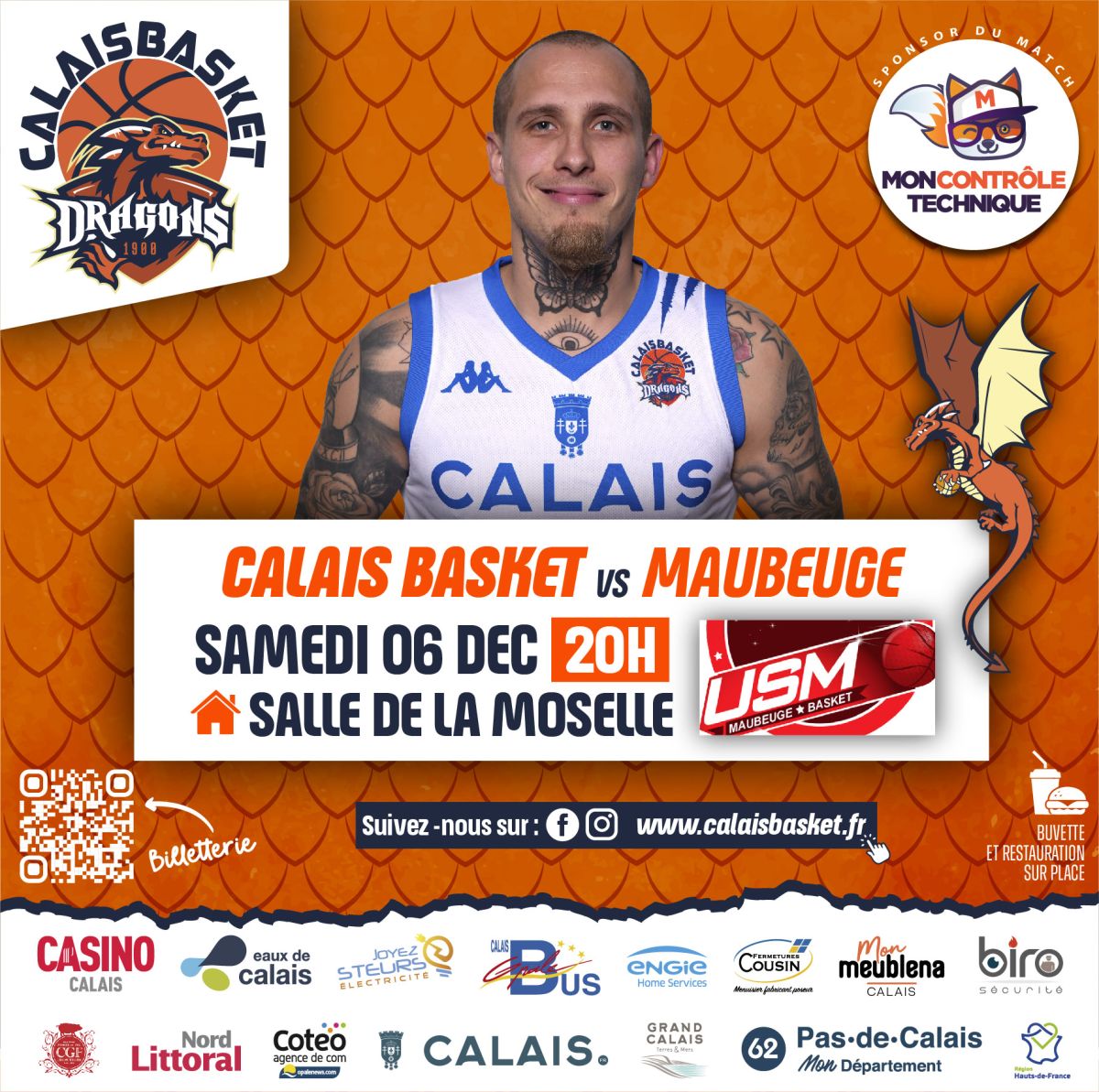 Calais Basket vs Maubeuge