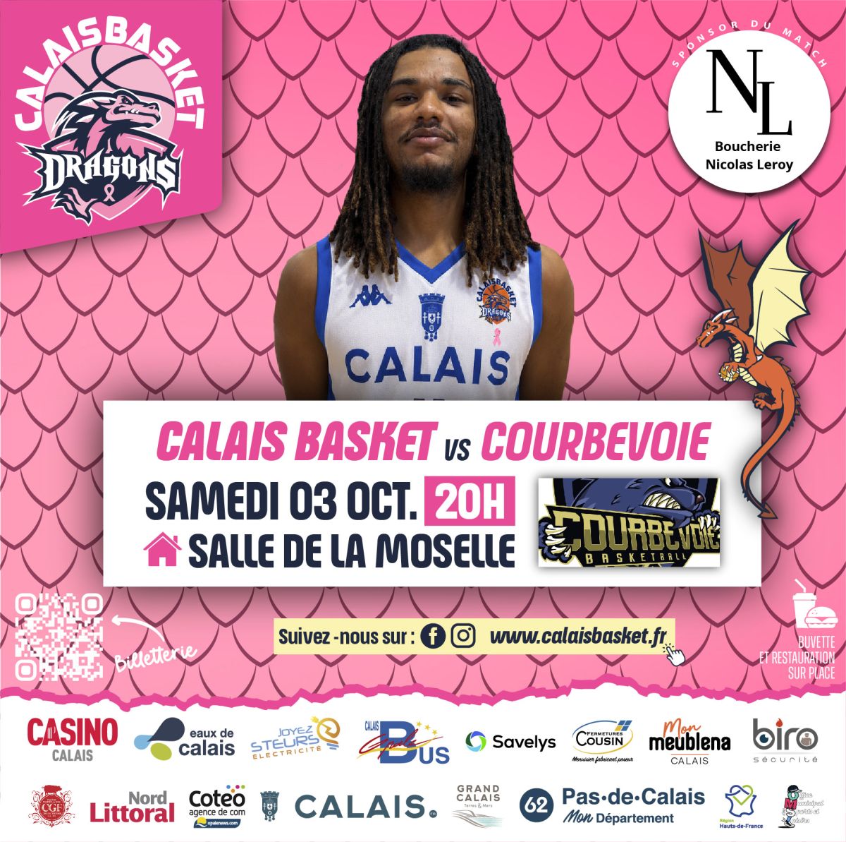 Calais Basket vs Courbevoie